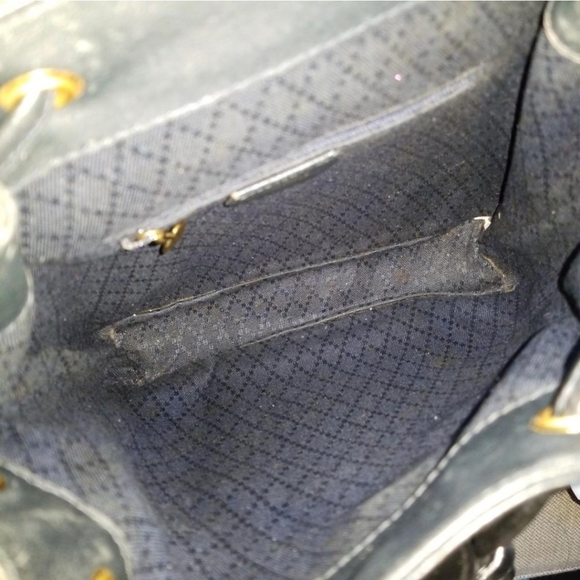 Authentic Vintage Gucci Bamboo Top Handle Backpack - Picture 9 of 13